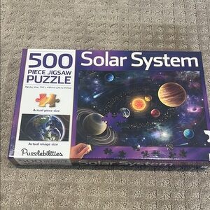 Solar System 500 Piece Jigsaw Puzzle